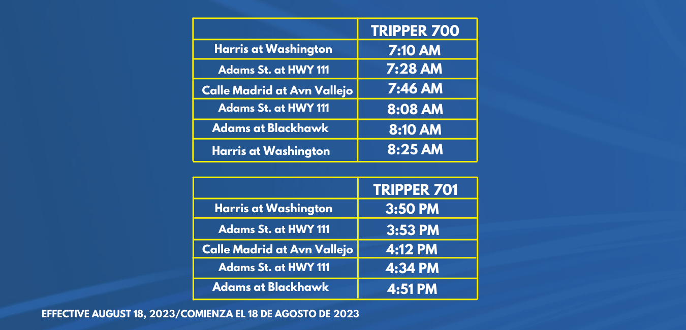 School Trippers La Quinta 700 & 701