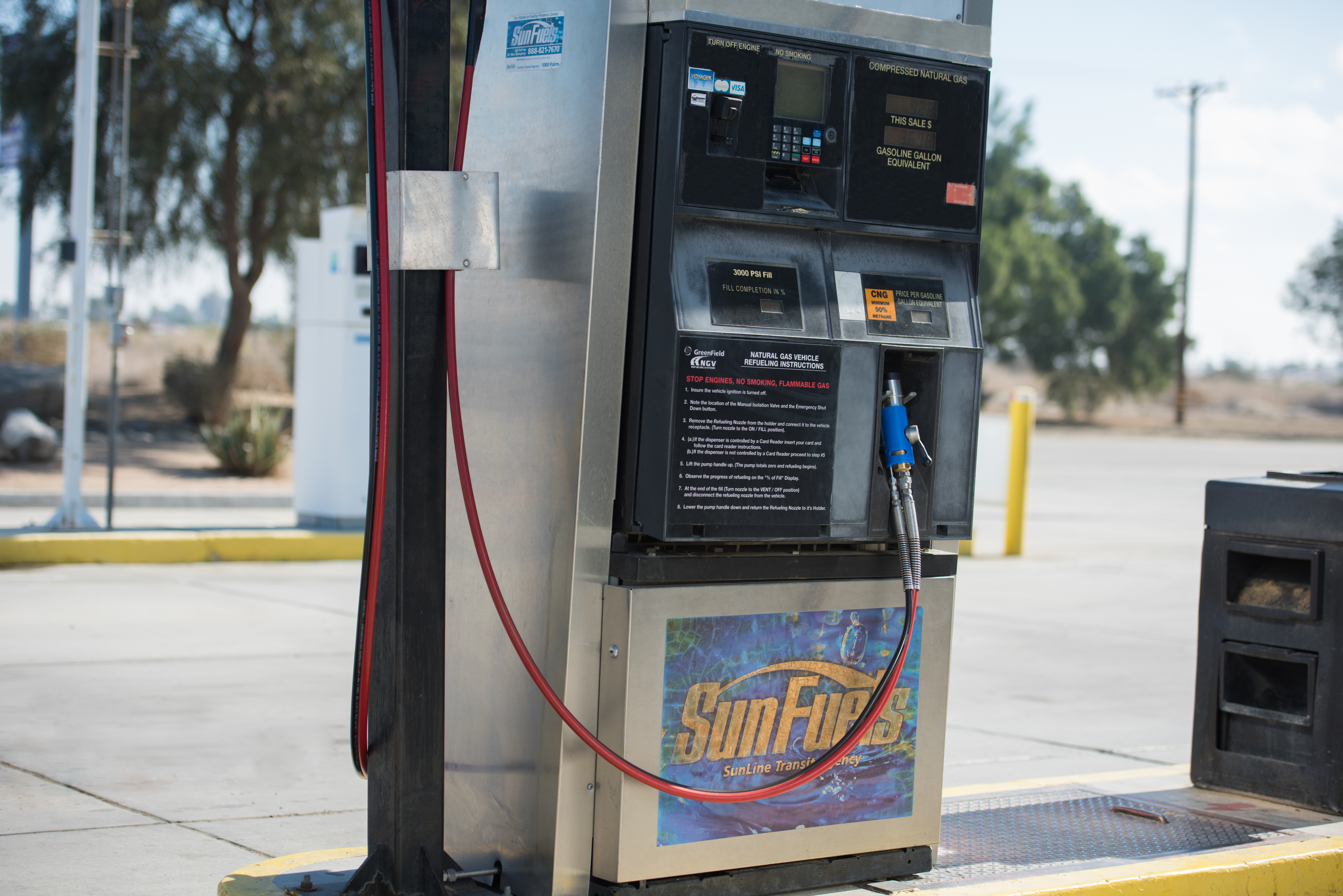 Compressed Natural Gas kiosk