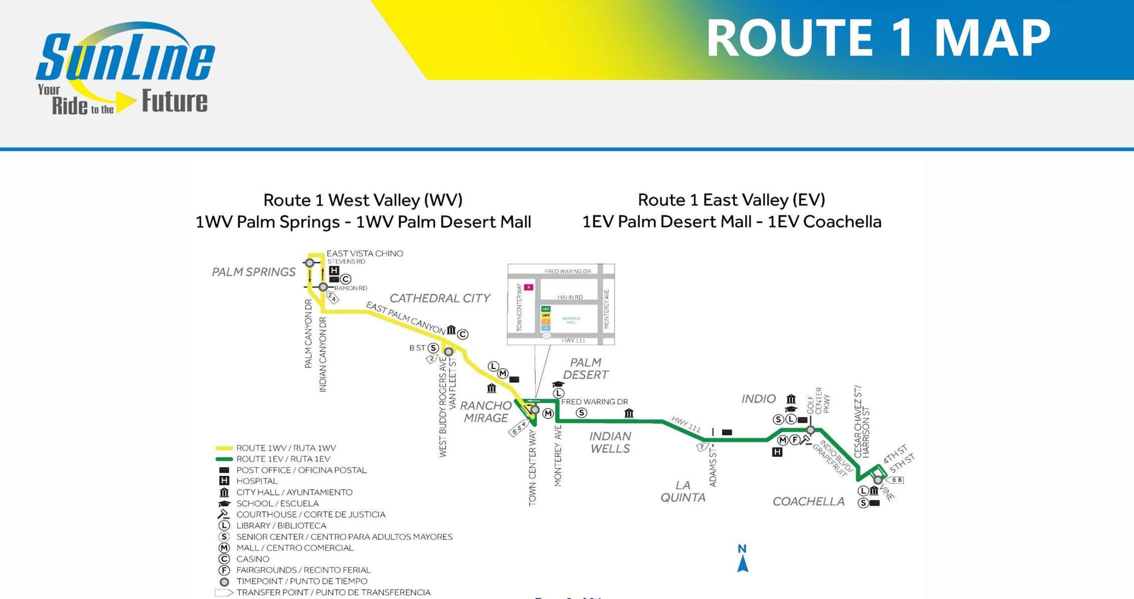 Route 1 Map