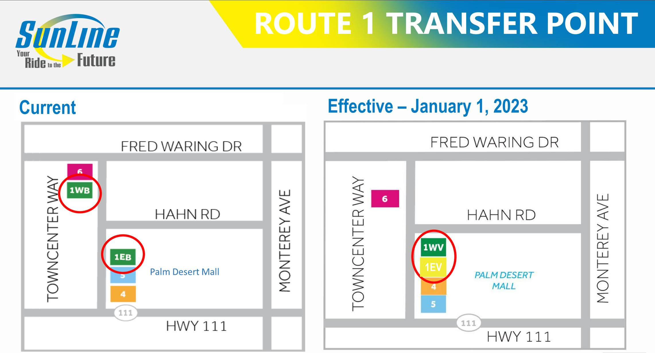 Route 1 Transfer Point