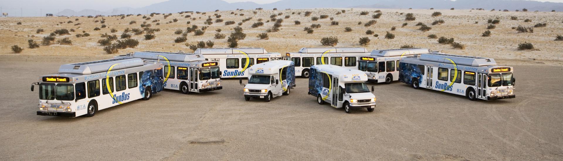 Clean CNG Fleet in the Desert